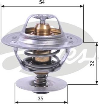 GATES-AU TH11287G1 - Termostat, soyuducu furqanavto.az