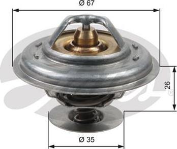 GATES-AU TH13287G1 - Termostat, soyuducu www.furqanavto.az