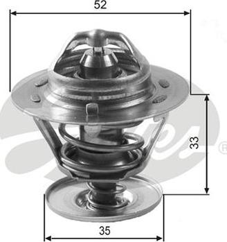 GATES-AU TH12588G1 - Termostat, soyuducu furqanavto.az