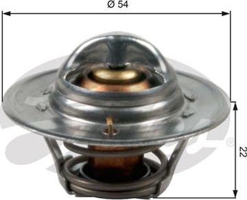 GATES-AU TH12782G1 - Termostat, soyuducu furqanavto.az