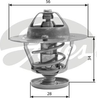 GATES-AU TH31682G1 - Termostat, soyuducu furqanavto.az