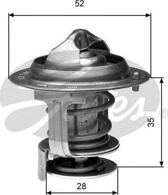 GATES-AU TH29484G1 - Termostat, soyuducu furqanavto.az