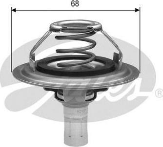 GATES-AU TH23085G1 - Termostat, soyuducu furqanavto.az