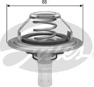 GATES-AU TH23080G1 - Termostat, soyuducu furqanavto.az