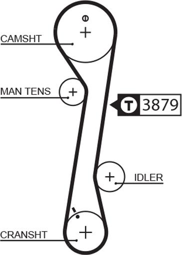 GATES-BR 5457XS - Vaxt kəməri furqanavto.az