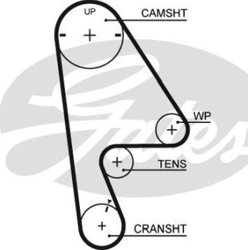 GATES-BR 5409XS - Vaxt kəməri furqanavto.az