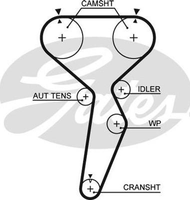 GATES-BR 5514XS - Vaxt kəməri furqanavto.az