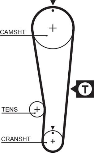 GATES-BR 5393XS - Vaxt kəməri furqanavto.az