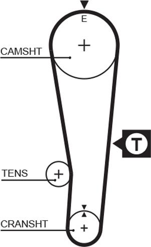 GATES-BR 5382XS - Vaxt kəməri furqanavto.az