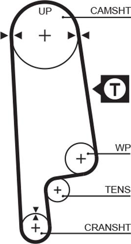 GATES-BR 5232XS - Vaxt kəməri furqanavto.az