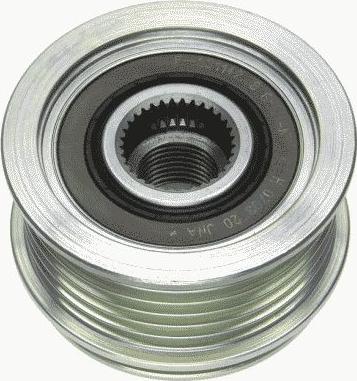 GATES-MX 37044P - Kasnak, alternator, sərbəst dönərli mufta furqanavto.az