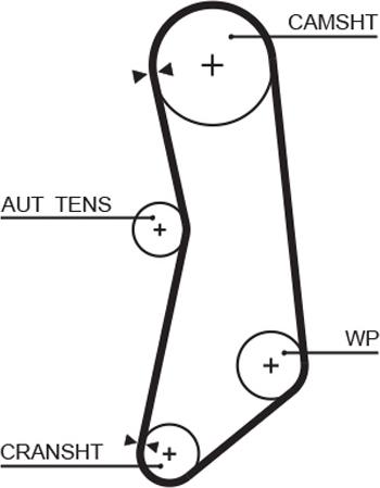 GATES-MX T1637 - Vaxt kəməri furqanavto.az