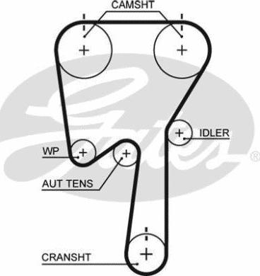 GATES-MX T311 - Vaxt kəməri furqanavto.az