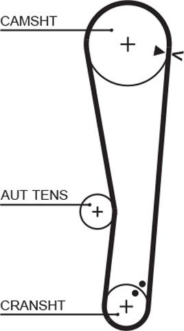 GATES-MX T324 - Vaxt kəməri furqanavto.az