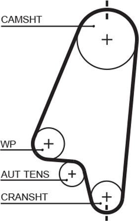 GATES-MX T203 - Vaxt kəməri furqanavto.az