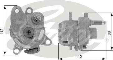 GATES-SEA T38225 - Kəmər Dartıcı, v-yivli kəmər furqanavto.az