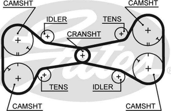 GATES-SEA T919 - Vaxt kəməri furqanavto.az