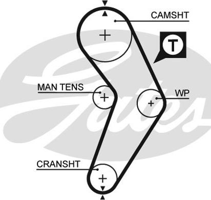 GATES-SEA T917 - Vaxt kəməri furqanavto.az