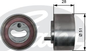 GATES-SEA T41319 - Gərginlik kasnağı, vaxt kəməri furqanavto.az