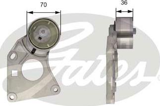 GATES-SEA T43166 - Gərginlik kasnağı, vaxt kəməri furqanavto.az