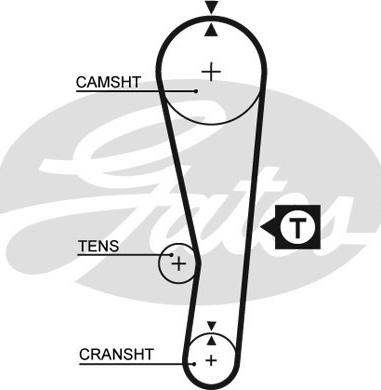 GATES-SEA T095 - Vaxt kəməri furqanavto.az