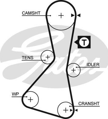GATES-SEA T096 - Vaxt kəməri furqanavto.az