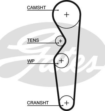 GATES-SEA T067 - Vaxt kəməri furqanavto.az