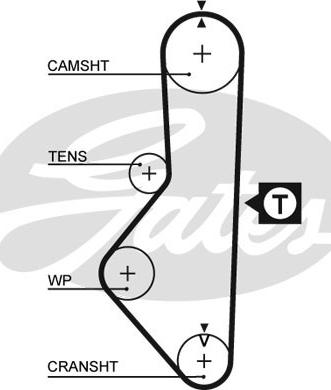 GATES-SEA T088 - Vaxt kəməri furqanavto.az