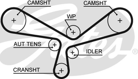 GATES-SEA T1518 - Vaxt kəməri furqanavto.az