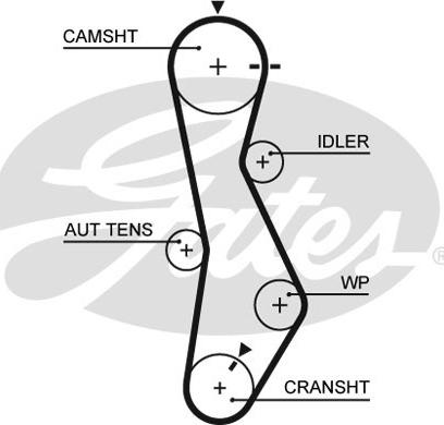 GATES-SEA T1098 - Vaxt kəməri furqanavto.az