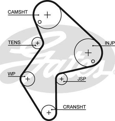 GATES-SEA T1051 - Vaxt kəməri furqanavto.az