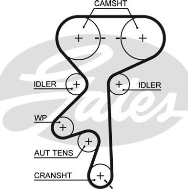 GATES-SEA T1064 - Vaxt kəməri furqanavto.az