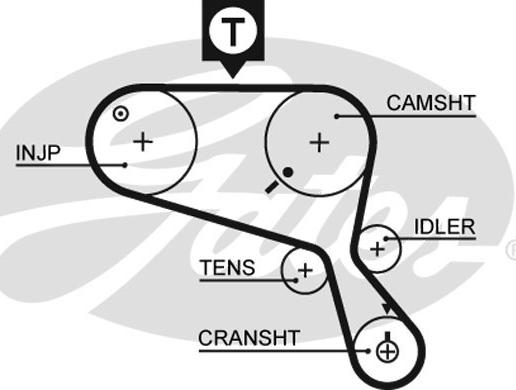 GATES-SEA T1031 - Vaxt kəməri furqanavto.az