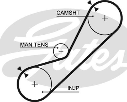 GATES-SEA T102 - Vaxt kəməri furqanavto.az