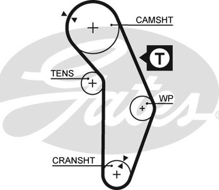 GATES-SEA T889 - Vaxt kəməri furqanavto.az