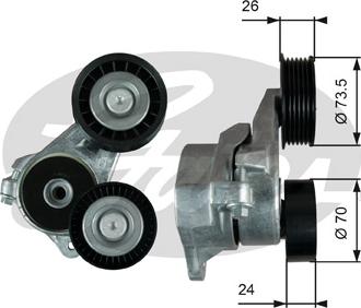 GATES-SEA T39024 - Kəmər Dartıcı, v-yivli kəmər furqanavto.az