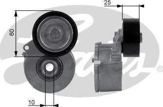 GATES-SEA T38236 - Kəmər Dartıcı, v-yivli kəmər furqanavto.az