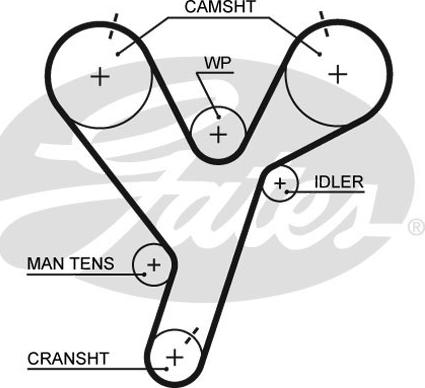 GATES-SEA T259 - Vaxt kəməri furqanavto.az