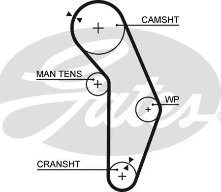 GATES-SEA T201 - Vaxt kəməri furqanavto.az