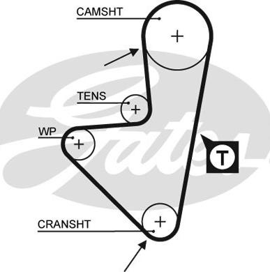 GATES-SEA T911 - Vaxt kəməri furqanavto.az