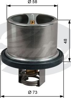 GATES-SEA TH51785G1 - Termostat, soyuducu furqanavto.az