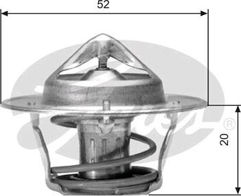 GATES-SEA TH04182G1 - Termostat, soyuducu furqanavto.az