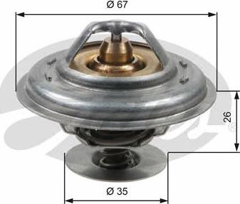 GATES-SEA TH13287G1 - Termostat, soyuducu furqanavto.az