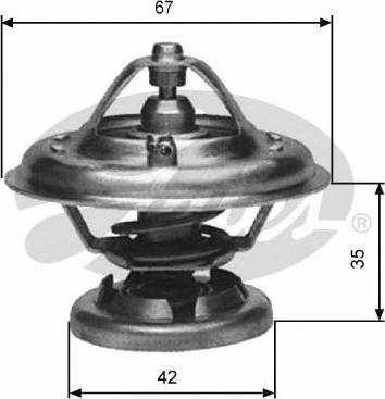 GATES-SEA TH12685G1 - Termostat, soyuducu www.furqanavto.az