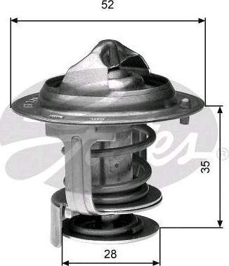 GATES-SEA TH29484G1 - Termostat, soyuducu furqanavto.az