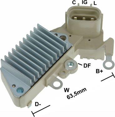 GAUSS GA850 - Gərginlik tənzimləyicisi, alternator furqanavto.az