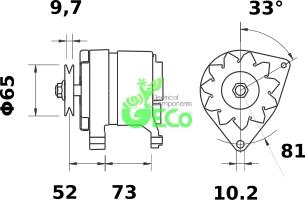 GECO A33991 - Alternator furqanavto.az