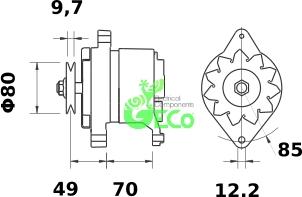 GECO A33751 - Alternator furqanavto.az