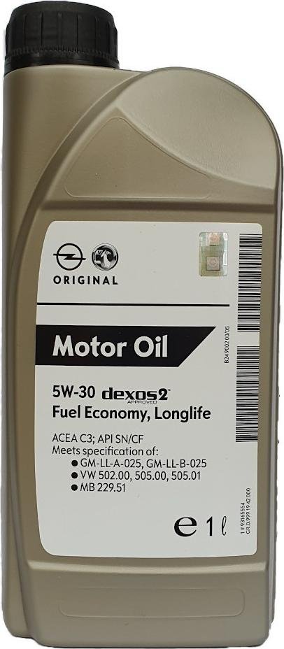 GENERALMOTORS 93165554 - Mühərrik yağı furqanavto.az