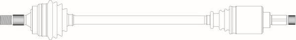 General Ricambi PE3201 - Sürücü mili furqanavto.az
